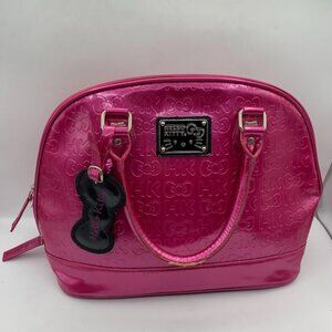 Loungefly Sanrio Hello Kitty Enamel Handbag Embossed Monogram Rare